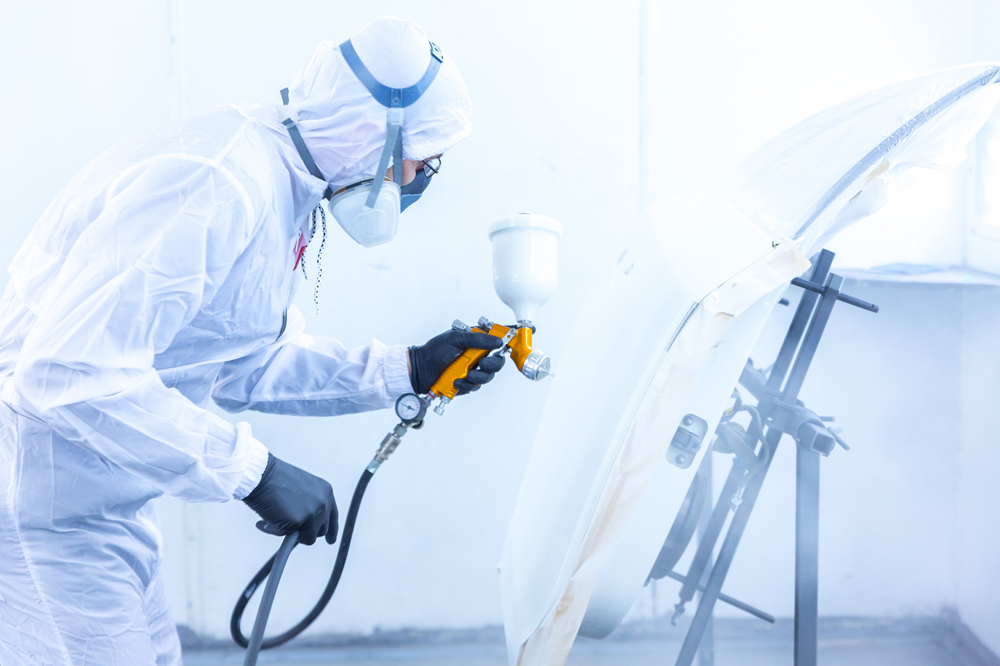 automobile repairman painter Malowanie proszkowe
